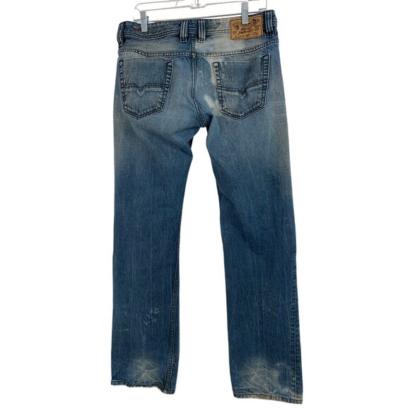 Diesel Viker Mens Jeans 32 x 32 Button Fly Made In Italy Cotton Denim RN10225 - Picture 10 of 14